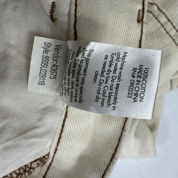 Pacsun Women High Rise Carpenter Jeans Size 28 Embroidered Hippie Retro Festival - Picture 5 of 9